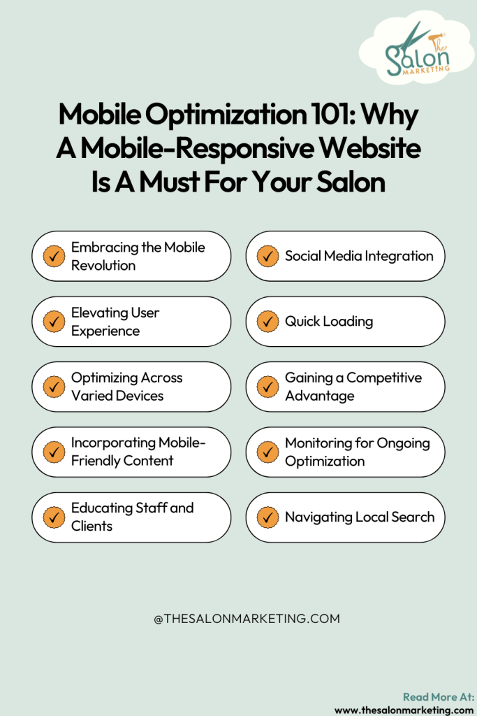 Infographic: Mobile Optimization 101 Why A Mobile-Responsive Website Is A Must For Your Salon