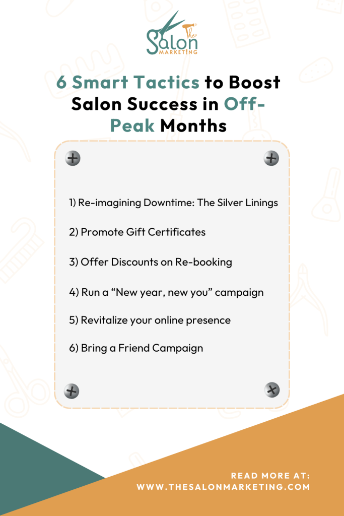 Infographic: 6 Smart Tactics to Boost Salon Success in Off-Peak Months