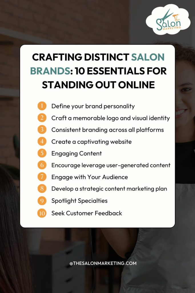 Infographic: Crafting Distinct Salon Brands 10 Essentials for Standing Out Online